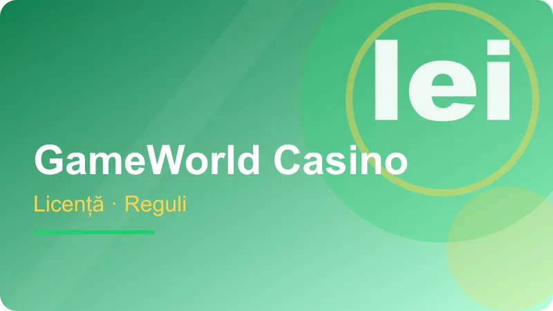 GameWorld Casino – Licența ONJN și operatorul platformei Licența ONJN și operatorul platformei – ilustrație pentru secțiunea GameWorld Casino